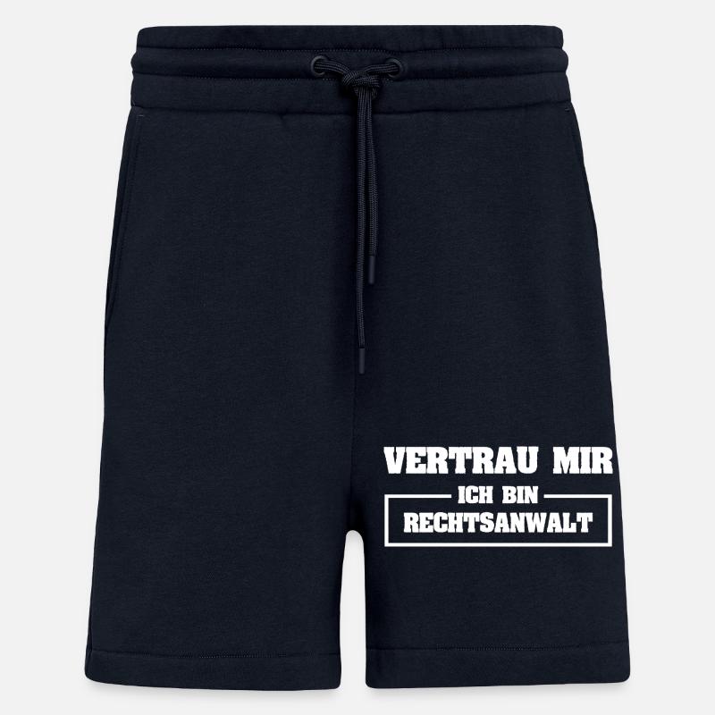 Avocat Lustig - Short bio décontracté fabriqué en UE - DARK NAVY