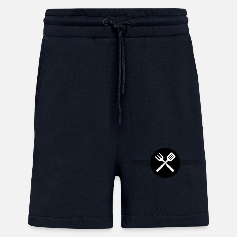 Grill Besteck Symbol - Shorts - made by SPREAD - DARK NAVY