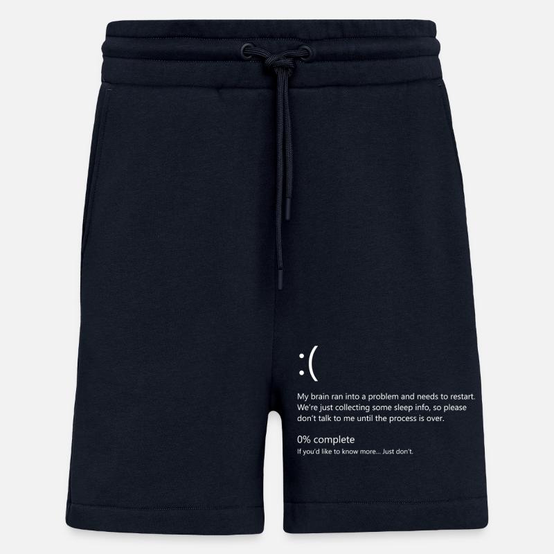 Brain Crash T-Shirt - Shorts - made by SPREAD - DARK NAVY