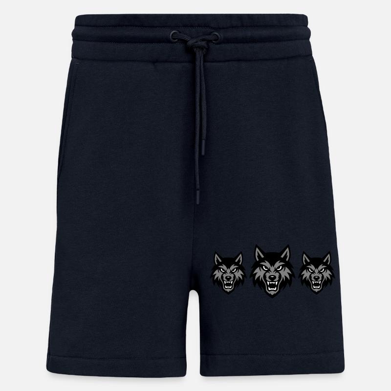 Wolf Head Group Pack - Shorts - made by SPREAD - DARK NAVY