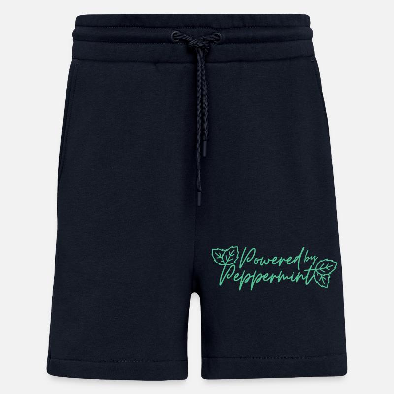 Powered by PepperMINT - Shorts - made by SPREAD - DARK NAVY