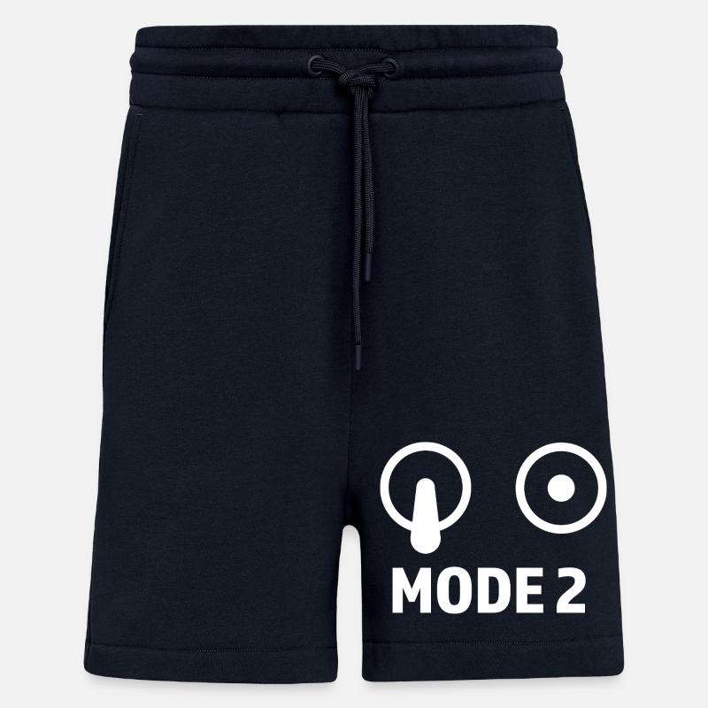 Maquette d’avion Mode 2 - Short bio décontracté fabriqué en UE - DARK NAVY