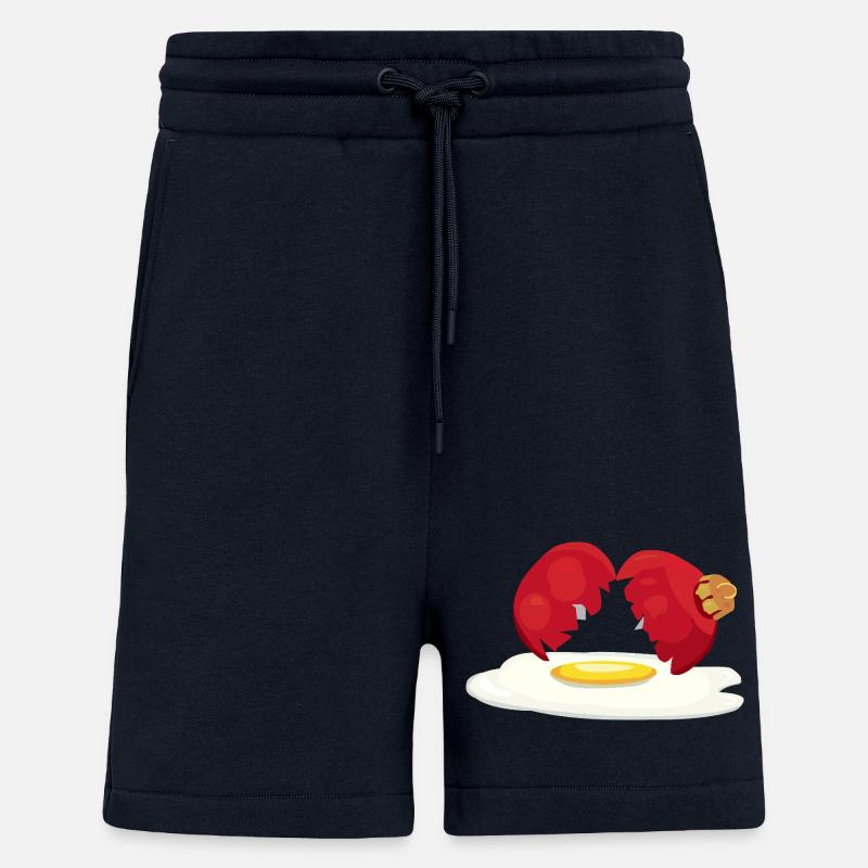 Weihnachtskugel zerbrochenes Ei - Shorts - made by SPREAD - DARK NAVY