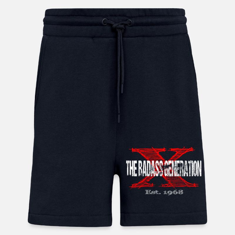 Generation X 1968 Retro - Shorts - made by SPREAD - DARK NAVY