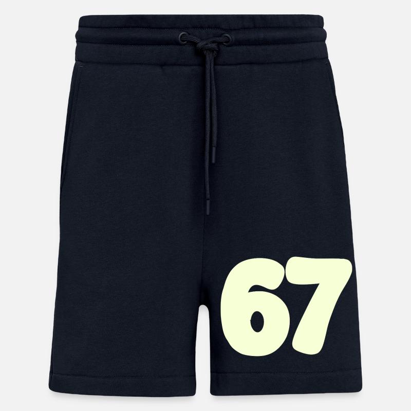 67 - Pantaloncini ecologici casual Made in UE - DARK NAVY
