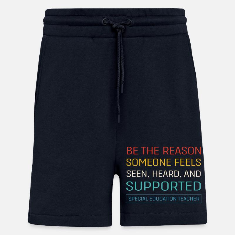 Sonderschule Lehrer Förderschule Pädagoge - Shorts - made by SPREAD - DARK NAVY