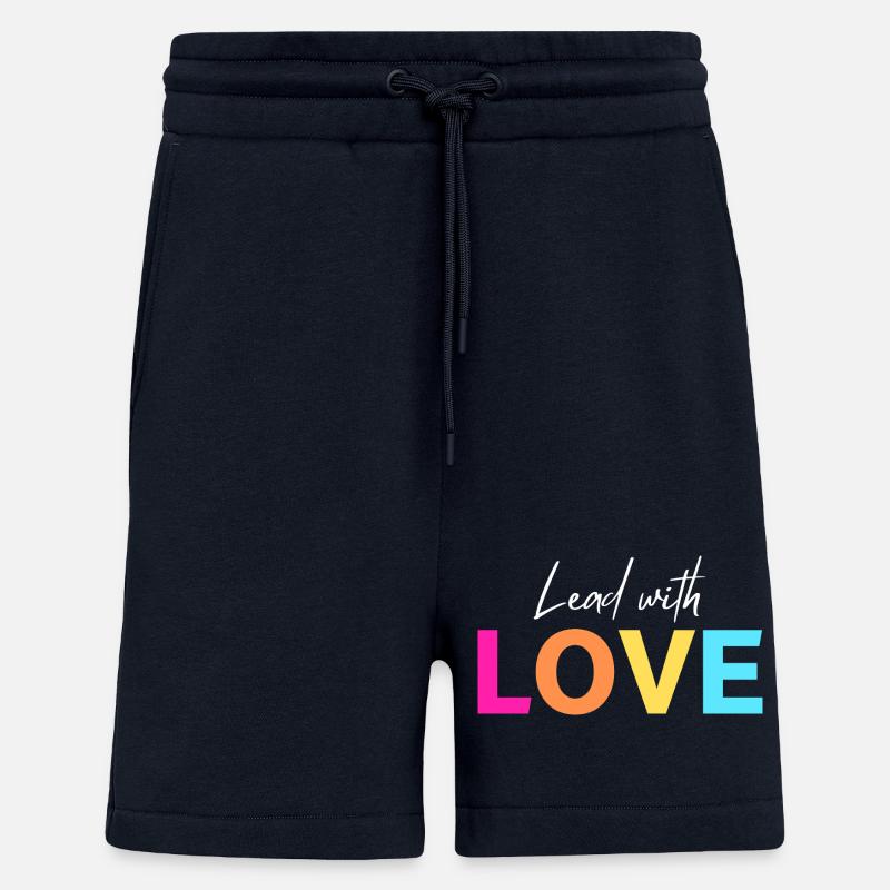 Führe mit LIEBE - Shorts - made by SPREAD - DARK NAVY