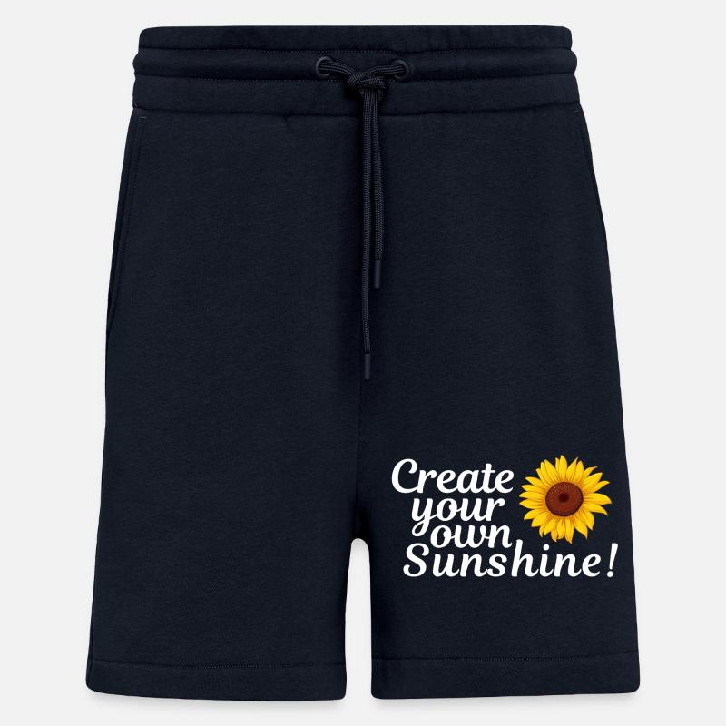 Sonnenblumen-Feeling: Deine eigene Sonne - Shorts - made by SPREAD - DARK NAVY