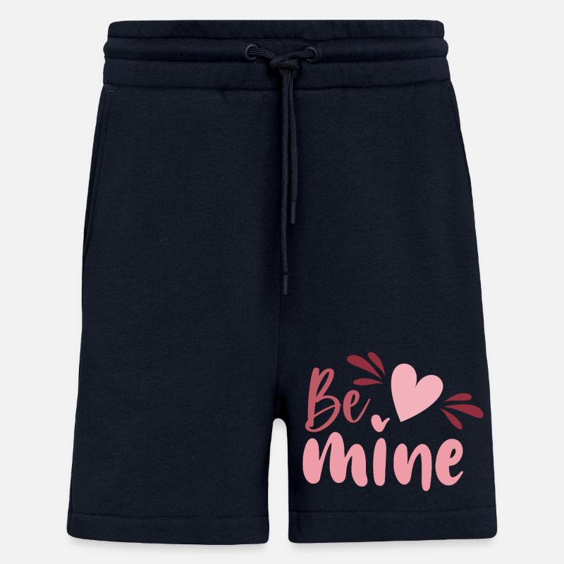 Be Mine Heart Script - Shorts - made by SPREAD - DARK NAVY