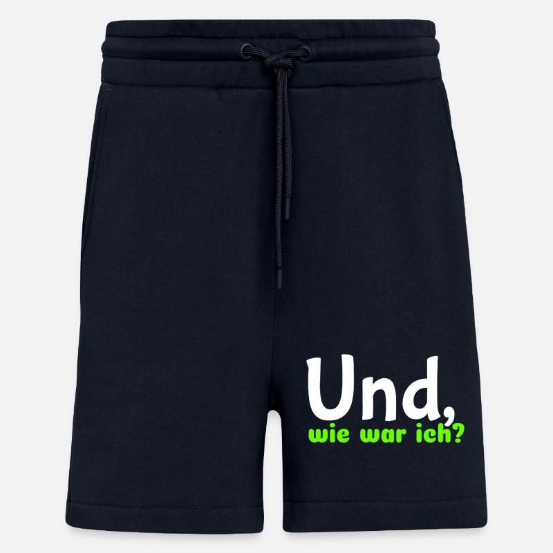 Dire « Et comment j’étais ? » - wob - Short bio décontracté fabriqué en UE - DARK NAVY