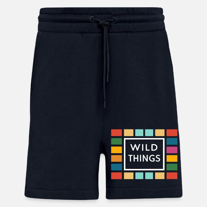 Wild Things Bunte Rahmen - Shorts - made by SPREAD - DARK NAVY