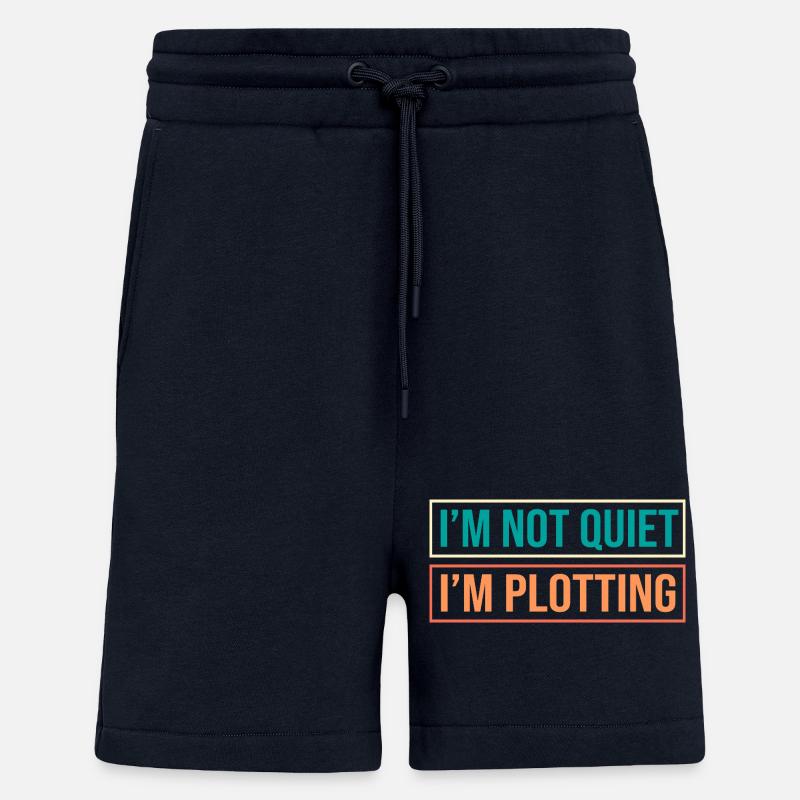 Anxiety Anxious Scaredy Introvert - Shorts - made by SPREAD - DARK NAVY