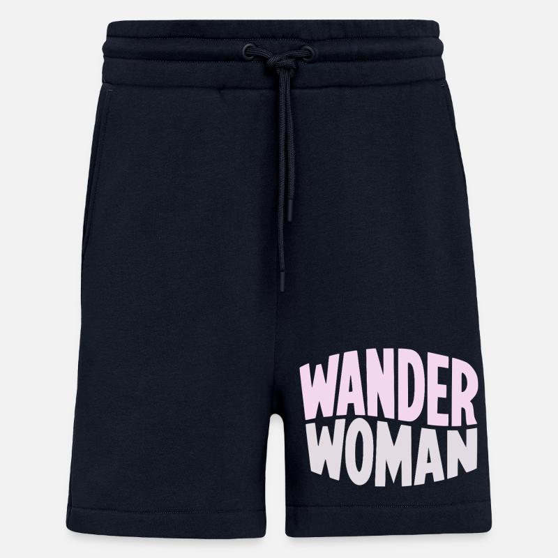 Wanderfrau Gradient Typo - Shorts - made by SPREAD - DARK NAVY