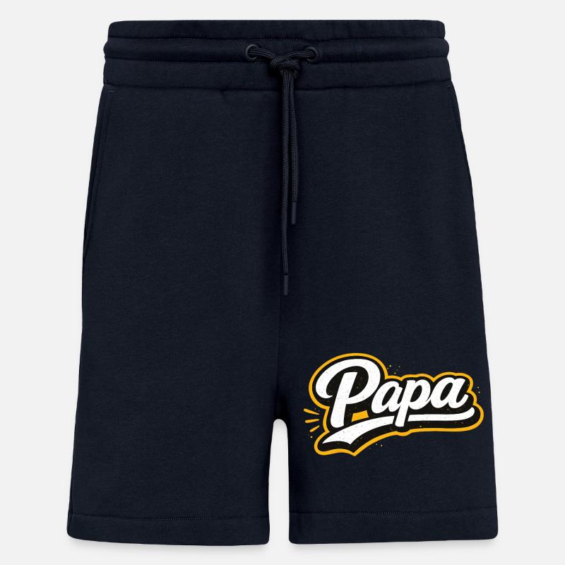 Papa - Short bio décontracté fabriqué en UE - DARK NAVY
