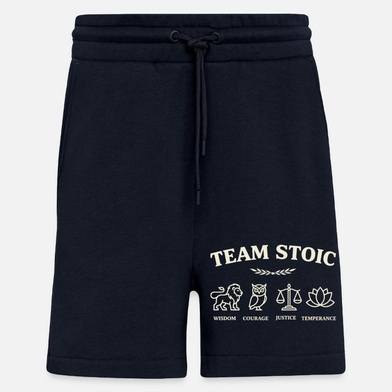 Team Stoische Tugenden - Shorts - made by SPREAD - DARK NAVY