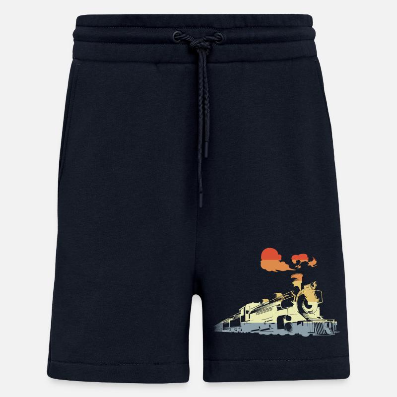 Oldtimer Dampfzug - Shorts - made by SPREAD - DARK NAVY