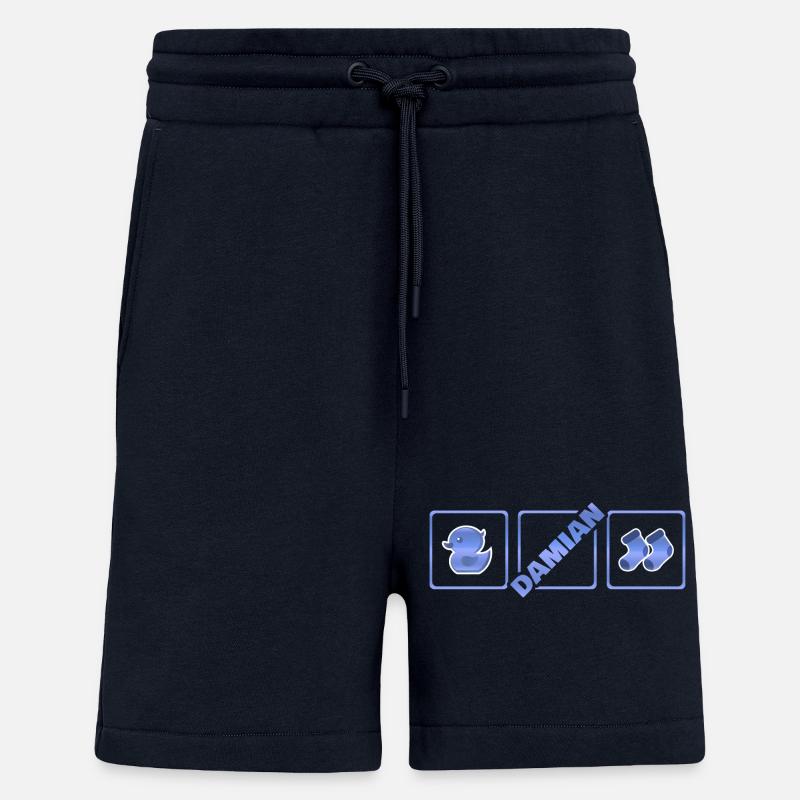 Damian comme naissance - Short bio décontracté fabriqué en UE - DARK NAVY