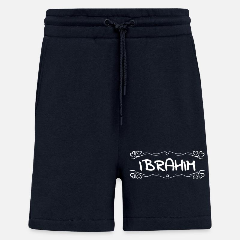 Ibrahim comme nom - Short bio décontracté fabriqué en UE - DARK NAVY