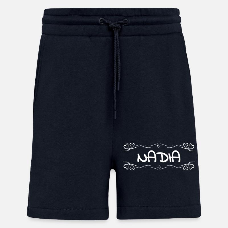 Nadia comme nom - Short bio décontracté fabriqué en UE - DARK NAVY