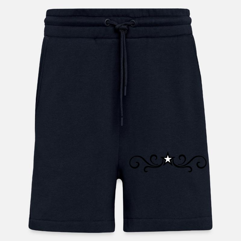 Ornament Element Line - Shorts - made by SPREAD - DARK NAVY