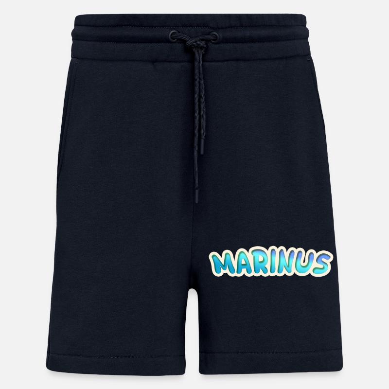 Marinus en tant que métier - Short bio décontracté fabriqué en UE - DARK NAVY