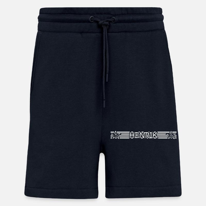 Henrik comme un anniversaire - Short bio décontracté fabriqué en UE - DARK NAVY