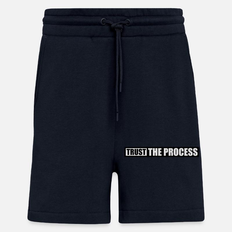 trust the process Quote - Shorts - made by SPREAD - DARK NAVY