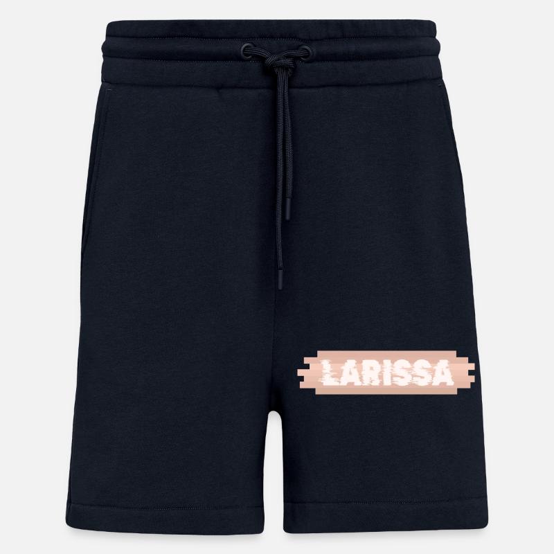 First name Larissa - Shorts - made by SPREAD - DARK NAVY