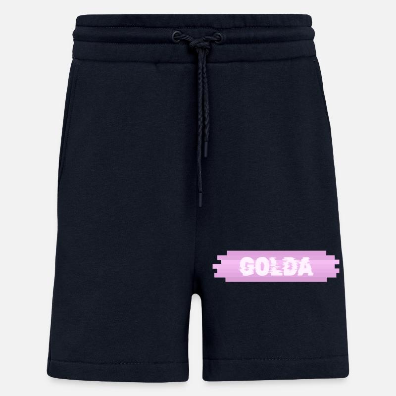 Cadeau pour Golda - Short bio décontracté fabriqué en UE - DARK NAVY