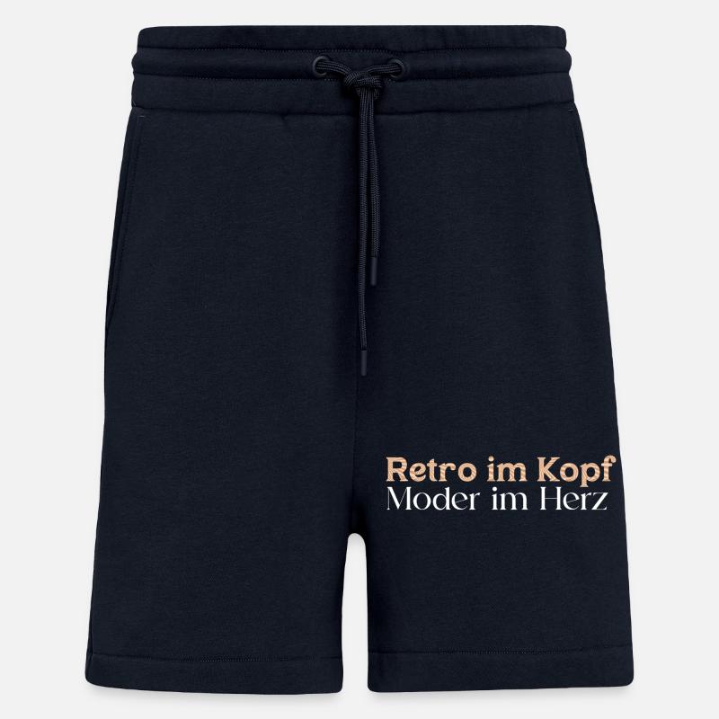 retro im kopf - Shorts - made by SPREAD - DARK NAVY