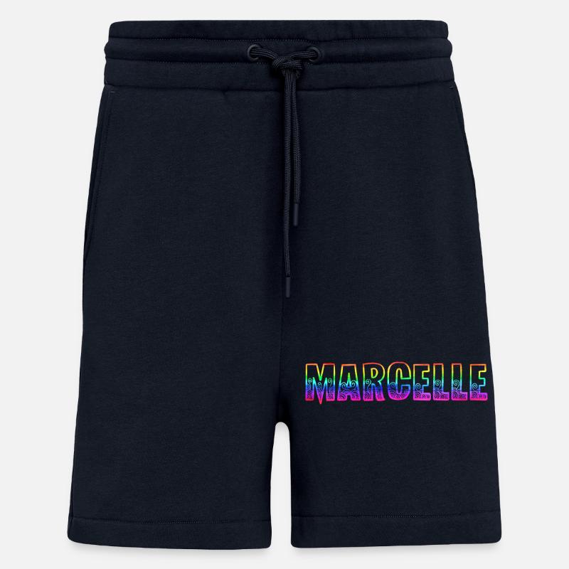 marcelle rs arc-en-ciel - Short bio décontracté fabriqué en UE - DARK NAVY