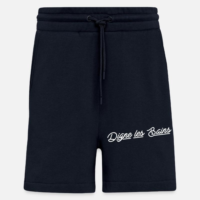 Digne les bains - Short bio décontracté fabriqué en UE - DARK NAVY