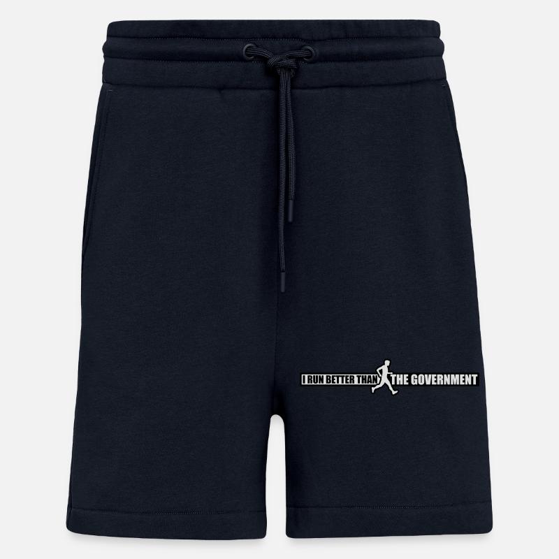 run better than government - Shorts - made by SPREAD - DARK NAVY
