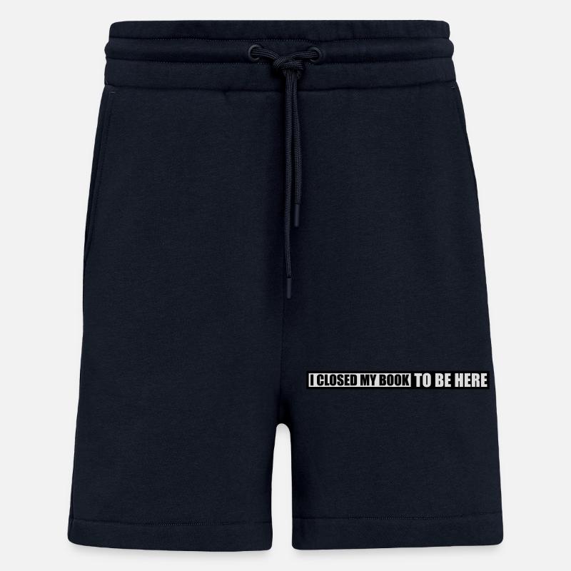 I closed my book - Shorts - made by SPREAD - DARK NAVY