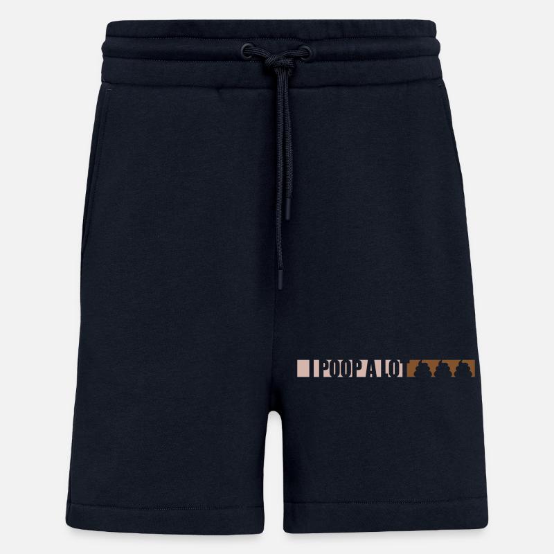 I poop a lot - Shorts - made by SPREAD - DARK NAVY