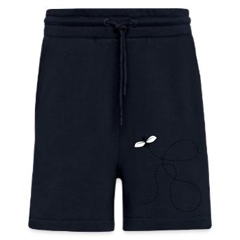 Mouche de ligne en pointillés - Short bio décontracté fabriqué en UE - DARK NAVY - Devant