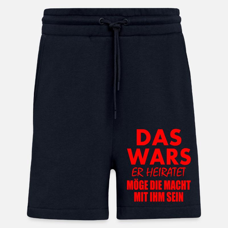 Das wars er heiratet - Shorts - made by SPREAD - DARK NAVY