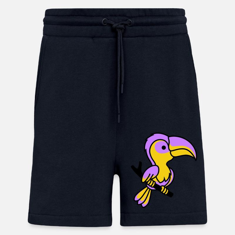 Parrot1 - Shorts - made by SPREAD - DARK NAVY