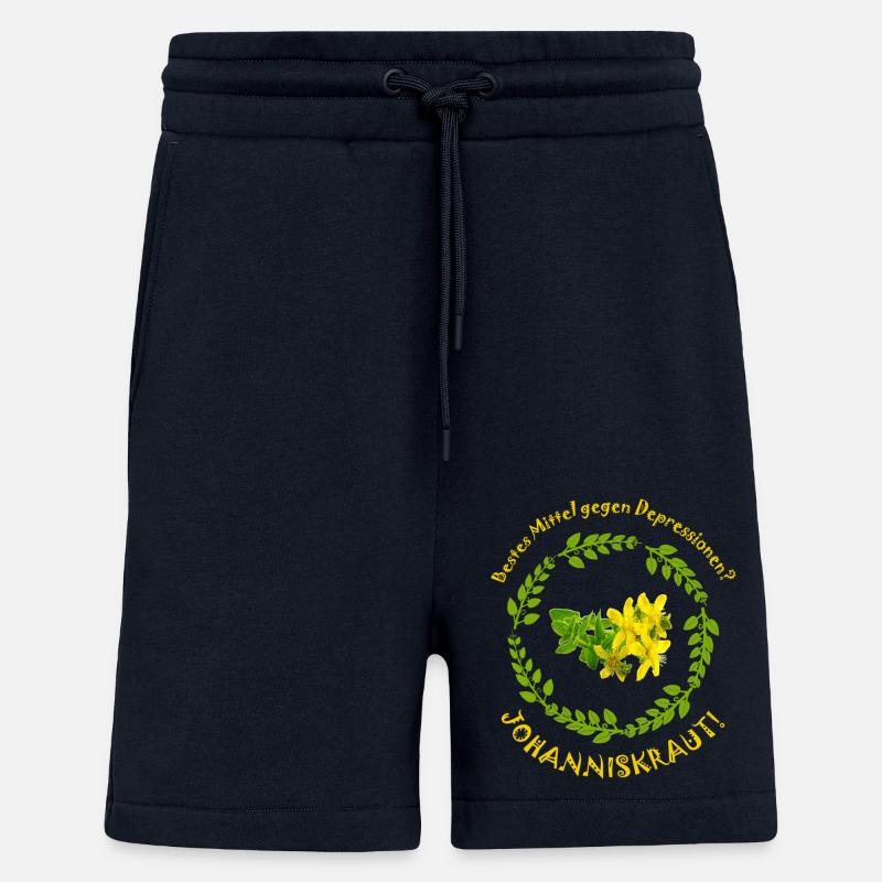 depressionen johanniskraut - Shorts - made by SPREAD - DARK NAVY