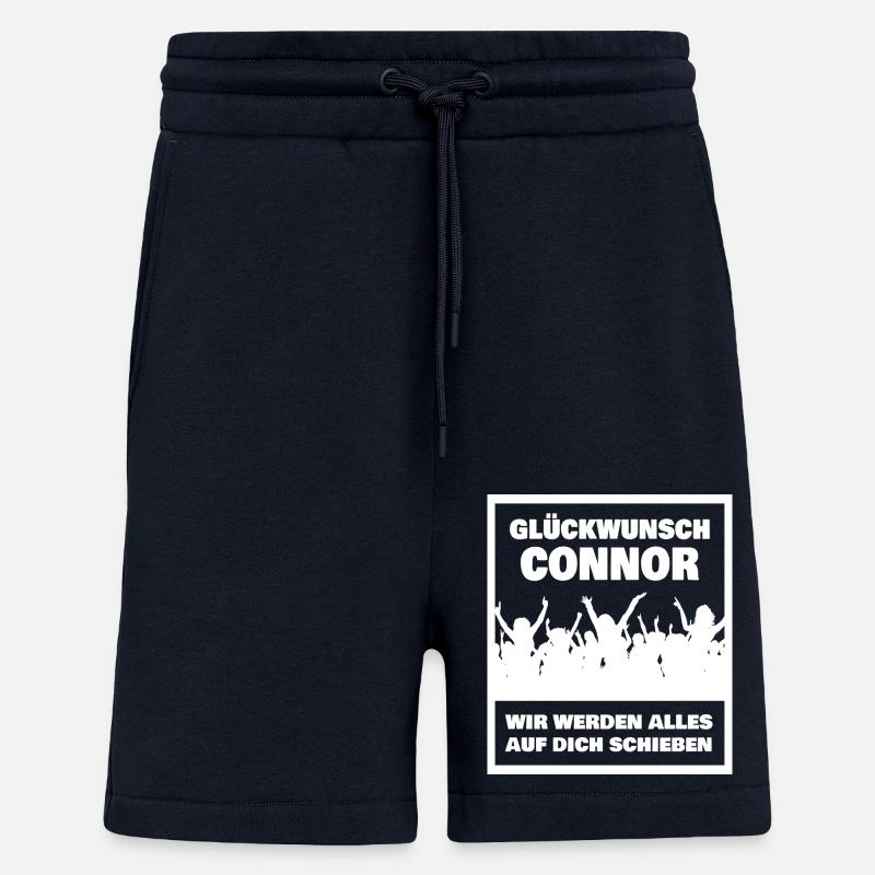 Connor comme prénom - Short bio décontracté fabriqué en UE - DARK NAVY