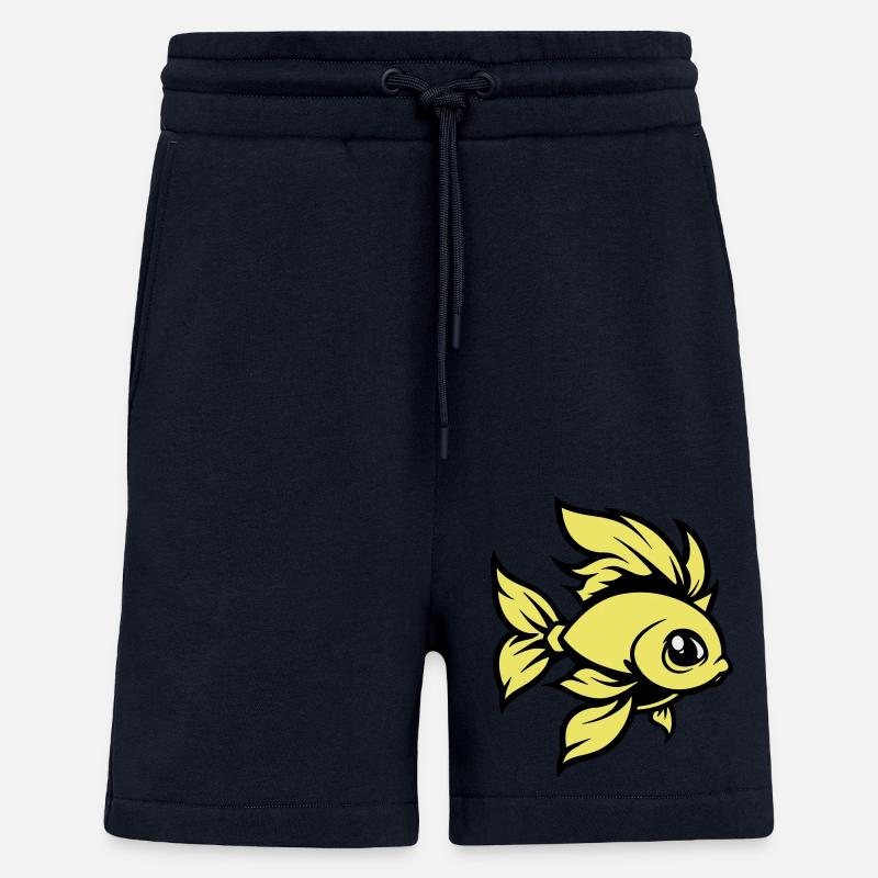 goldfisch fisch comic tier - Shorts - made by SPREAD - DARK NAVY