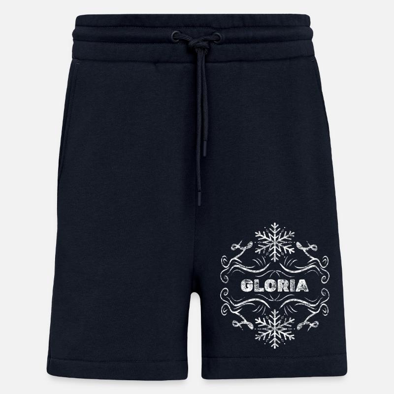 Son épouse Gloria - Short bio décontracté fabriqué en UE - DARK NAVY