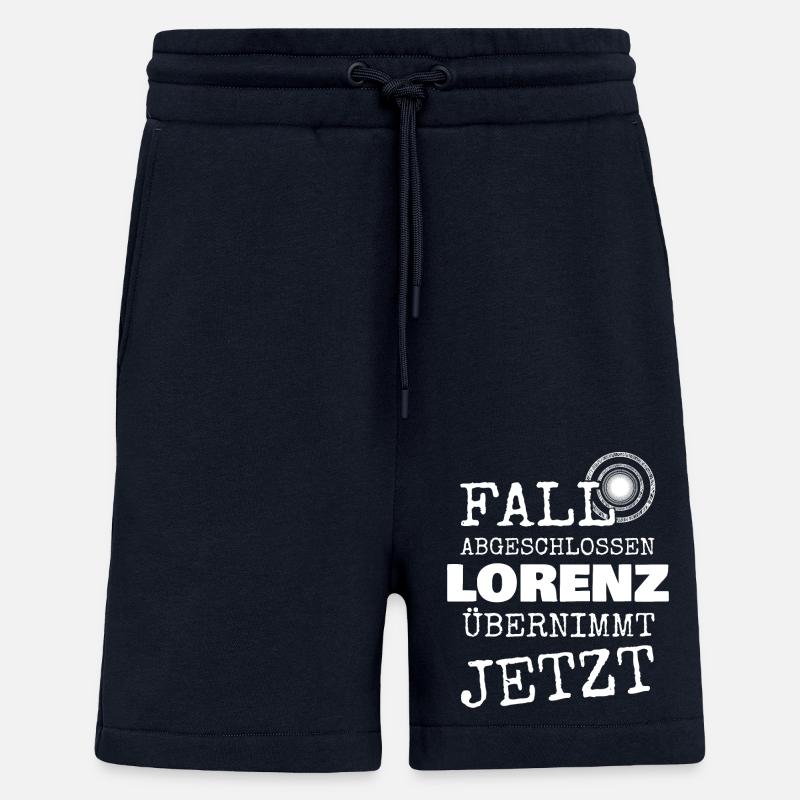 Prénom Lorenz - Short bio décontracté fabriqué en UE - DARK NAVY