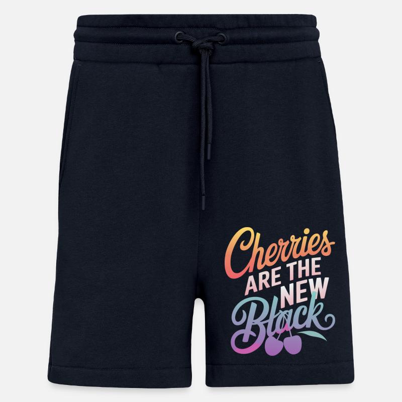Kirsche Kirschen Früchte Essen - Shorts - made by SPREAD - DARK NAVY