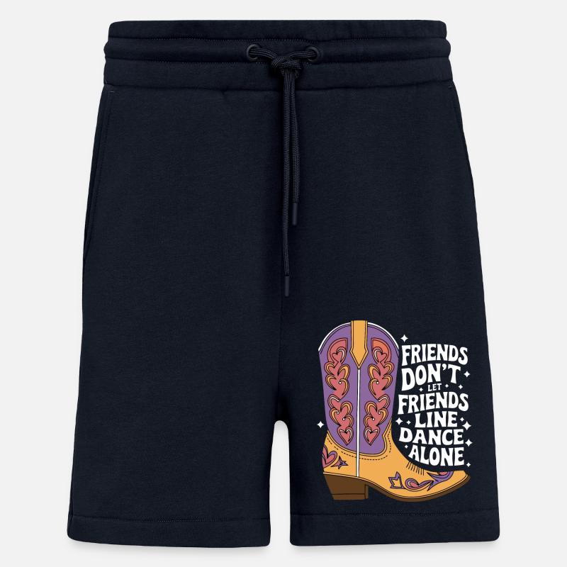 Danse en ligne Danseurs - Short bio décontracté fabriqué en UE - DARK NAVY