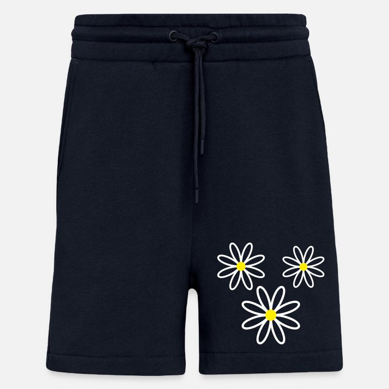Gänseblümchen Blume - Shorts - made by SPREAD - DARK NAVY