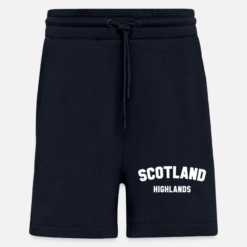 ÉCOSSE HIGHLANDS Schottland - Short bio décontracté fabriqué en UE - DARK NAVY