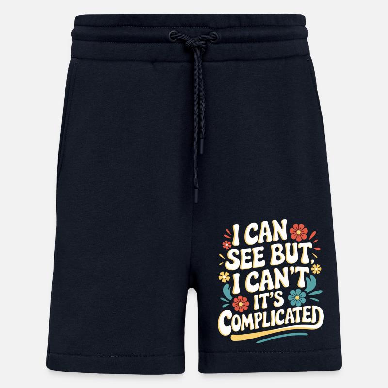 Blinde Blindheit Sehbehinderte Menschen - Shorts - made by SPREAD - DARK NAVY