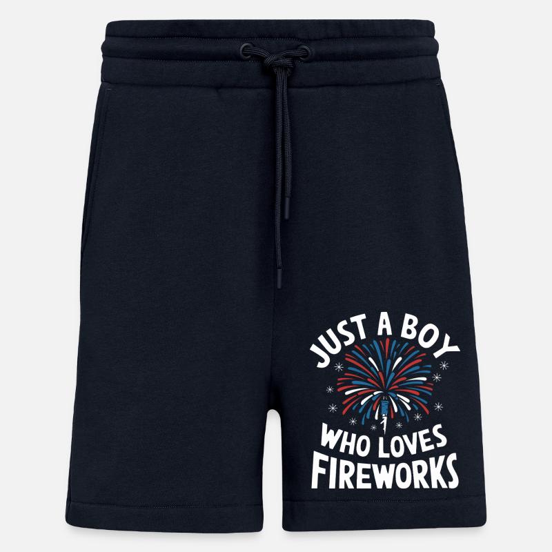 Pyrotechnie Feux d’artifice Pyrotechnie - Short bio décontracté fabriqué en UE - DARK NAVY
