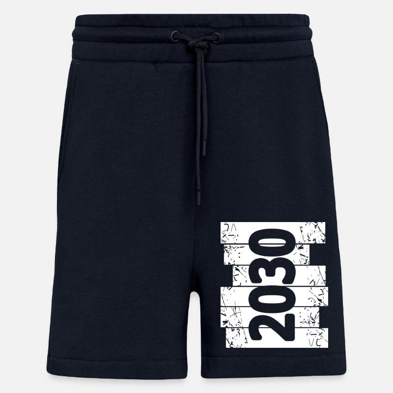 Papa 2030 - Shorts - made by SPREAD - DARK NAVY